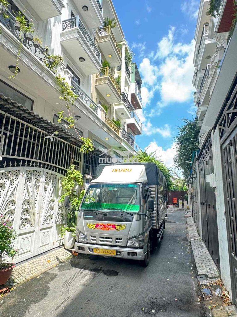 Nhà giá rẻ 4x16m, 4 tầng, hẻm 6m phạm văn chiêu, chỉ 7,8 tỷ tl - 2