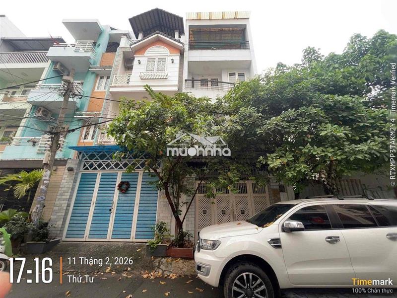 Hẻm 6m nơ trang long, 4.4 x 18m 78m2, trệt 3 lầu, giá 10.8 tỷ