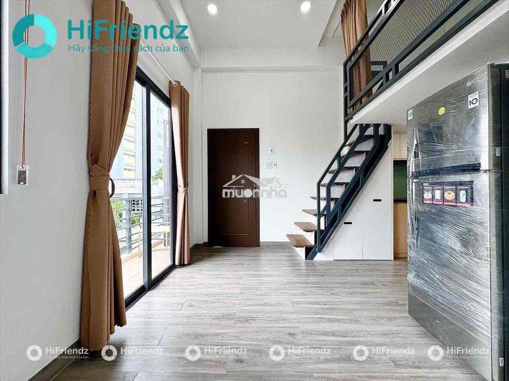 Phòng đẹp giá rẻ gác cao ban công thoáng mới 99% gần uef, hiu, q1 - 2