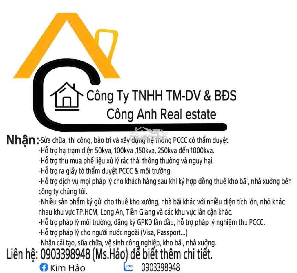 Cần cho thuê kho phước lý, long an - 2