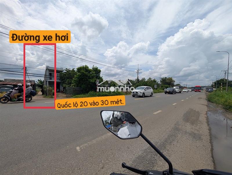 Mình chính chủ cần ra lô đất full thổ cư sát rạt quốc lộ 20 định quán