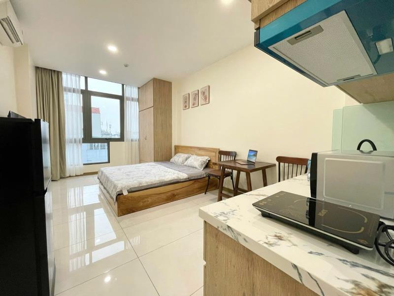 Cho thuê chung cư mini có thang máy ngay đh isb - chợ tân định - cv lê văn tám