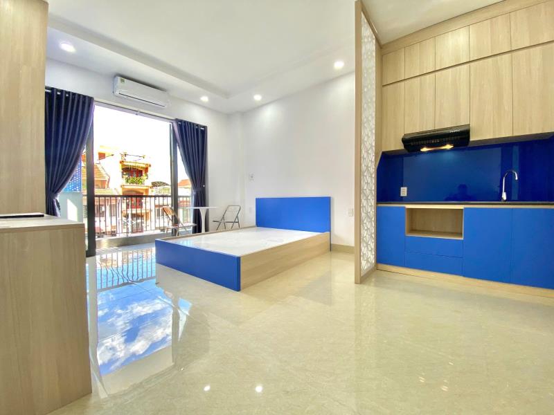 Cho thuê căn hộ tách bếp 40m2 full nội thất mới gần hutech, uef, hiu, uth- xô viết nghệ tĩnh, bình thạnh
