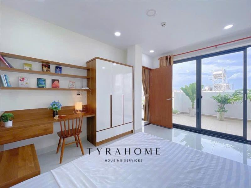 Chu thuê phòng tách bếp - giặt riêng - thang máy - balcony lớn, gần trường văn lang, chợ bà chiểu - 2