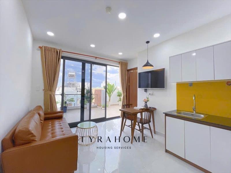 Chu thuê phòng tách bếp - giặt riêng - thang máy - balcony lớn, gần trường văn lang, chợ bà chiểu - 3