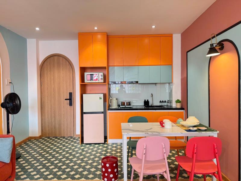 🏡 Căn hộ cao cấp full nội thất - phong cách retro, bồn tắm thư giãn - 1 phòng ngủ - sân bay tân sơn nhất - nguyễn văn trỗi, phú nhuận 🌈🛁 - 3