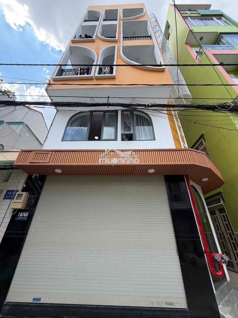 Nhà 6 tầng chdv thang máy — nguyễn sơn nguyễn như lãm 70m2 (5.5x13)
