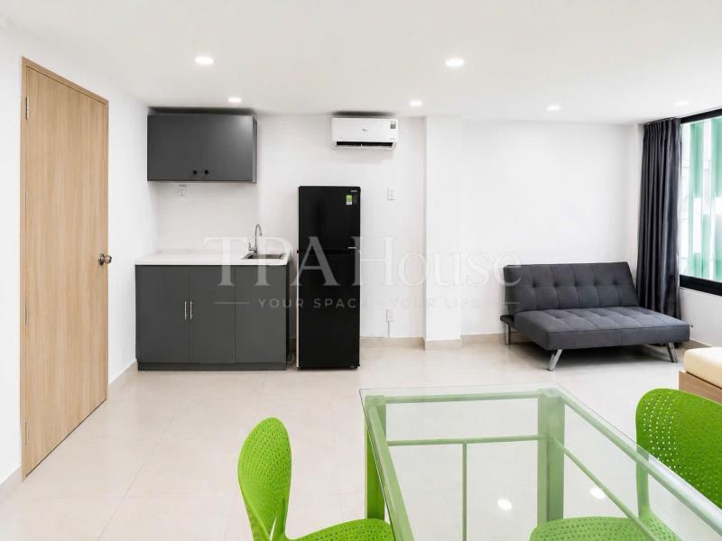 Chp thuê căn hộ 1 phòng ngủ cửa sổ trời gần đại học văn lang đường nguyễn xí, bình thạnh - 4