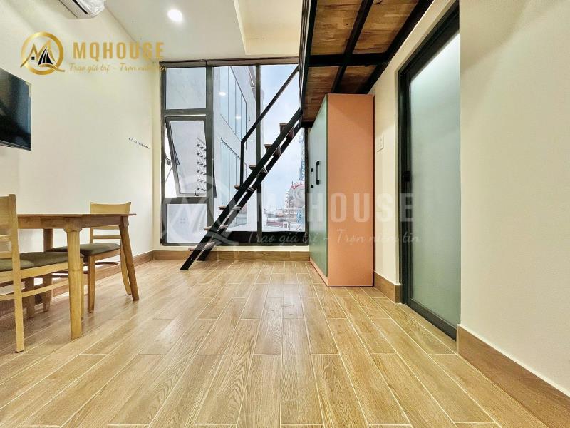Cho thuê duplex full nội thất - cửa sổ lớn - thang máy bảo vệ - gần các trường dh văn lang, iuh, các quận trung tâm - 2