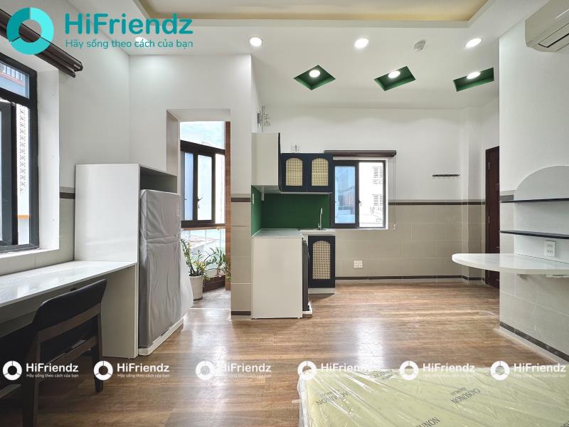 Cho thuê căn hôi balcony mới 100% ngay đh hutech - hồng bàng - uef - landmark 81 - metro tân cảng - 2
