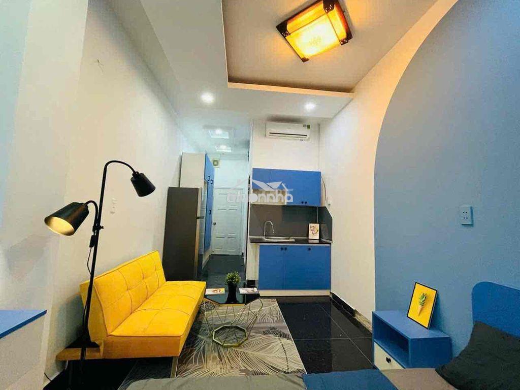 Studio cửa sổ trời full nt mới rộng gần 40m2 ngay nguyễn văn cừ - q1 - 2