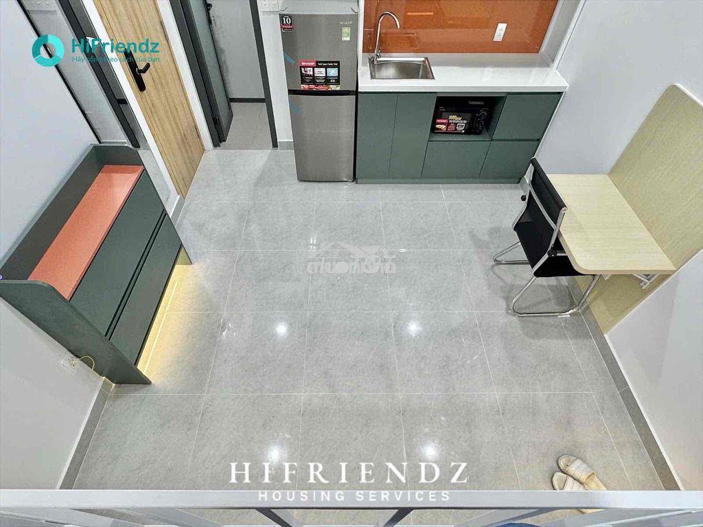 Studio full nt có bancon - gần bx q8 - kế ueh & vhu - mới 100% - 3