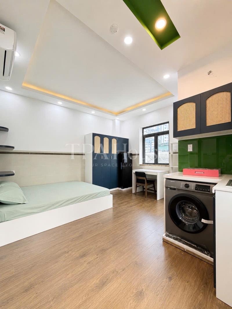 Cho thuê studio ban công full nội thất điện biên phủ gần uef, hutech , ngoại thương - 4
