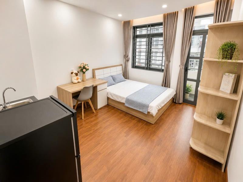 Studio full nội thất - ban công - ngay dh văn lang cs2