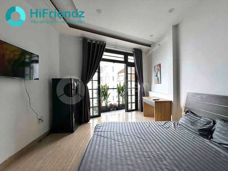 Căn hộ 1pn - ban công sân vườn mini - ngay dh văn lang cs2 - di chuyển ngã tư hàng xanh chỉ 5p