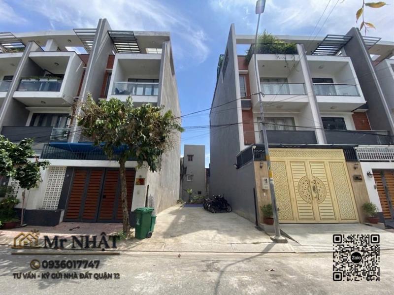 Đất mặt tiền bờ kênh tham lương - hẻm 10m - sổ hồng riêng - khu đồng bộ - - 2