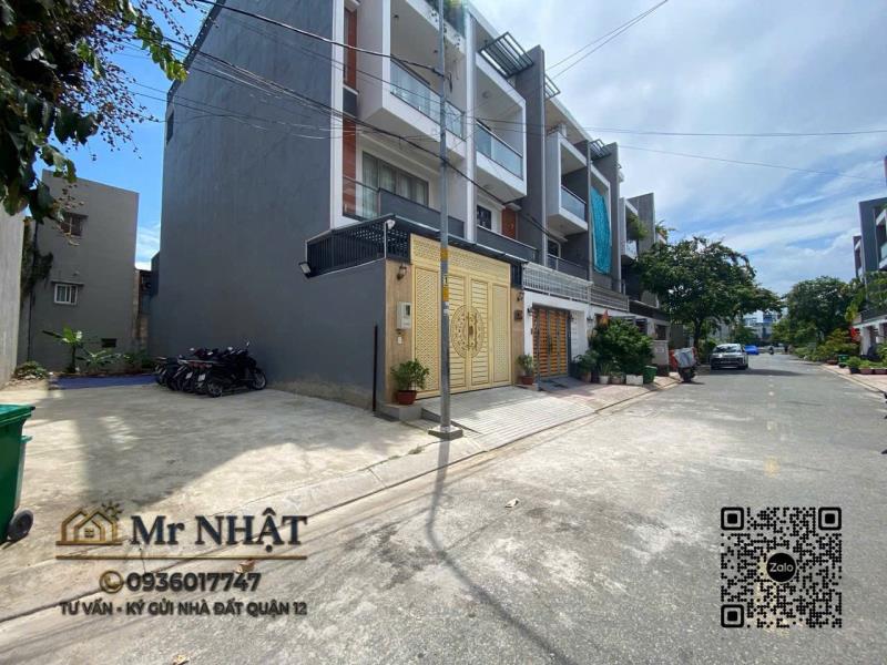 Đất mặt tiền bờ kênh tham lương - hẻm 10m - sổ hồng riêng - khu đồng bộ - - 4