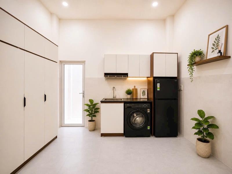 Cho thuê căn hộ dịch vụ full nội thất - tân phú ngay đh công thương, đh văn hiến - 2
