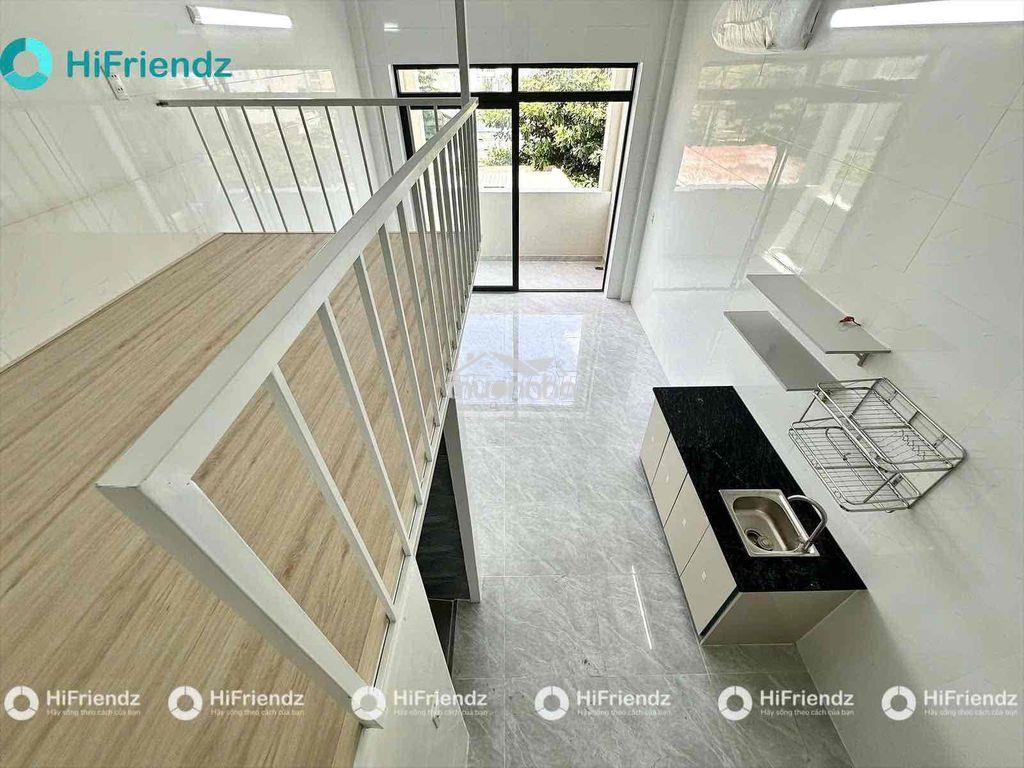 Cho thuê căn hộ dịch vụ có gác cửa sổ thoáng full nội thất - 4