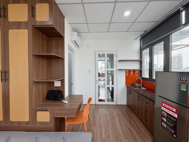 Căn hộ cửa sổ lớn bình thạnh gần đại học văn lang, uth, ftu2_full nội thất, thang máy - 3