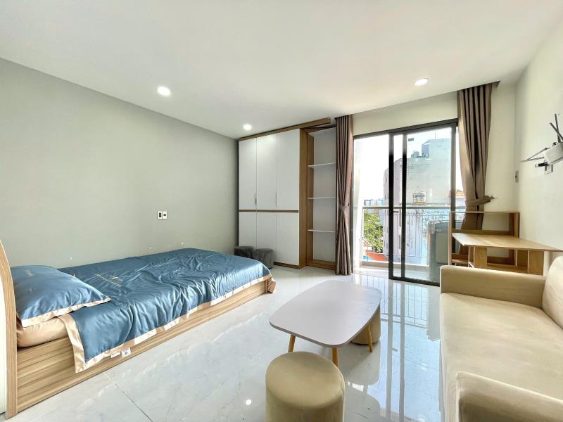 Studio full nội thất - ban công - máy giặt riêng - ngay dh iuh, văn lang  - 3