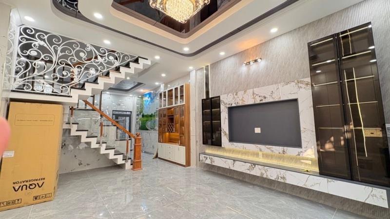 Giảm sốc 200tr – chỉ còn 6,2 tỷ _nhà 4 tầng mới xây – 75m² ,hxh,  lê văn khương, q.12 - 3