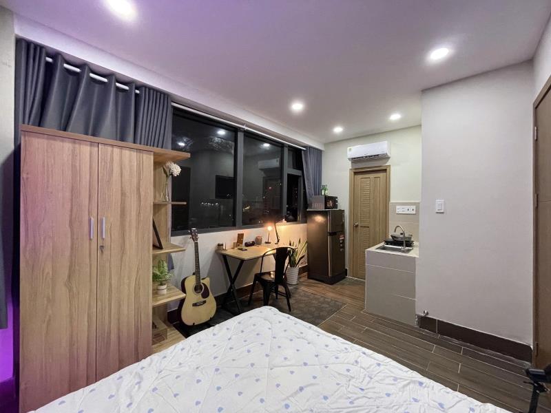 Cho thuê căn hộ cửa sổ trời gần đại học ngoại thương đường ung văn khiêm, bình thạnh - 3