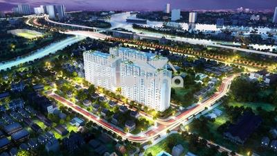 Cho thuê căn hộ starlight quận 6 giá 8tr/tháng, 2pn 1wc dt 60m2