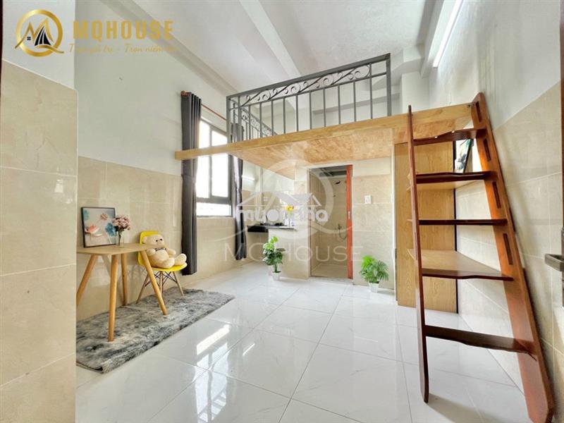 Gác cao 1m7 ngay vòng xoay lê đại hành, svđ phú thọ - full nội thất