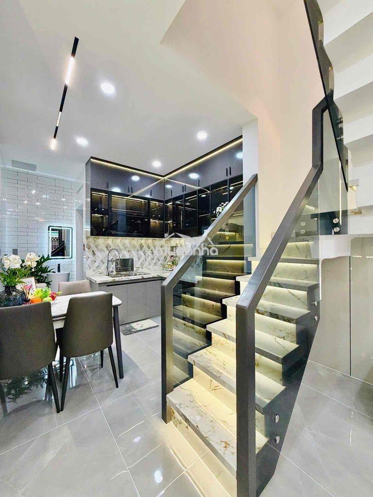 Nhà người chị vừa decor đẹp full nt, hẻm 3m phan huy ích gv, ngay th - 4