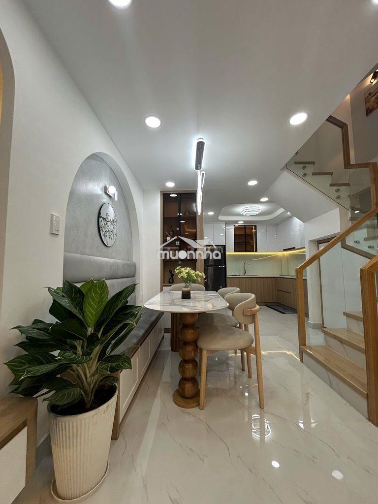 Nhà mới 3 tầng btct full nội thất - ngang 4,5m - trung tâm q.3  - 4