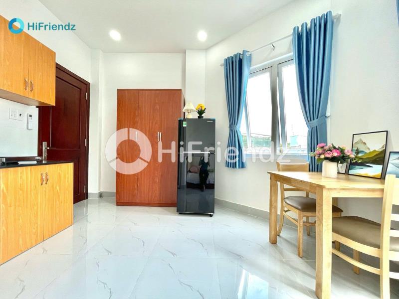 Căn hộ mini ban công thoáng full nội thất bùi đình túy gần văn lang cs2 cs3 - gtvt - hutech