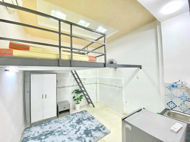 Phòng trọ vạn kiếp – có gác rộng, full nội thất, gần utc, văn lang – 3-4 người