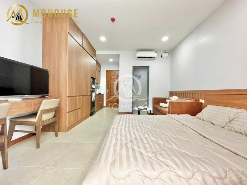 Cho thuê căn hộ ban công riêng full nội thất lê văn sỹ phú nhuận gần sân bay , nguyễn văn trỗi , q1 , q3 - 4