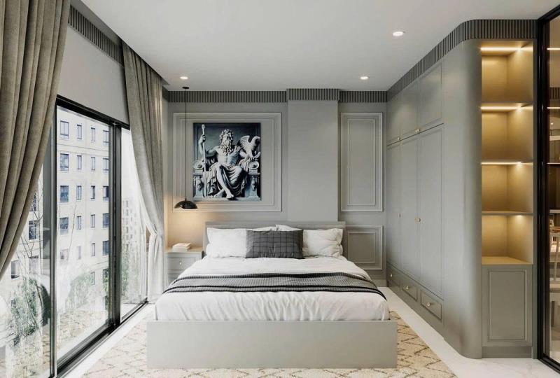 Cho thuê – căn hộ 1pn 65m² thiết kế hiện đại phong cách châu âu, máy giặt riêng – trần huy liệu, phú nhuận | gần q1 & q3