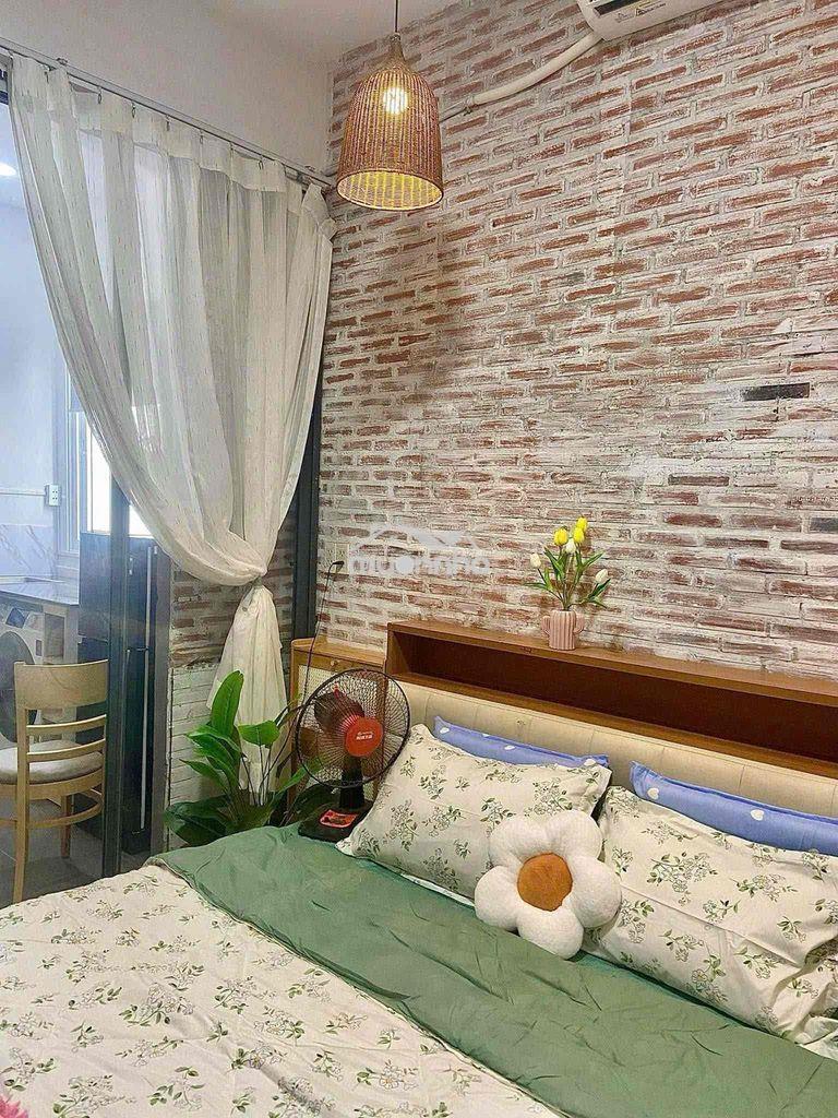 Cho thuê căn hộ tách bếp cửa sổ máy giặt riêng full nội thất tân định - Ảnh 4