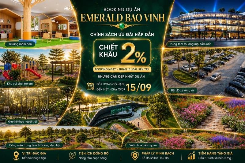Dự án emerald bao vinh tại thành phố huế