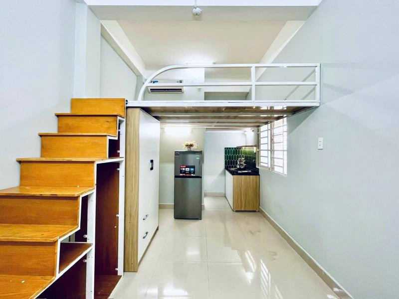 Gác full nội thất gần chợ tân hương, đh công thương chỉ 3tr6