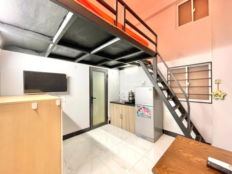 Phòng gác lửng full tiện nghi gần bệnh viện hoàn mỹ