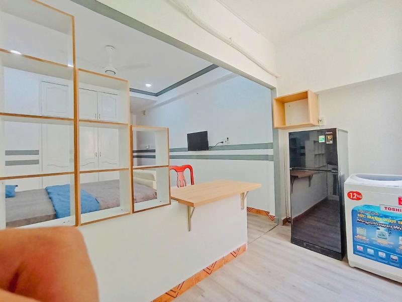 Cho thuê phòng trọ sinh viên quận 1 – gần uef, hutech, đh khxh&nv | 30m² full nội thất + free 2 xe - 4