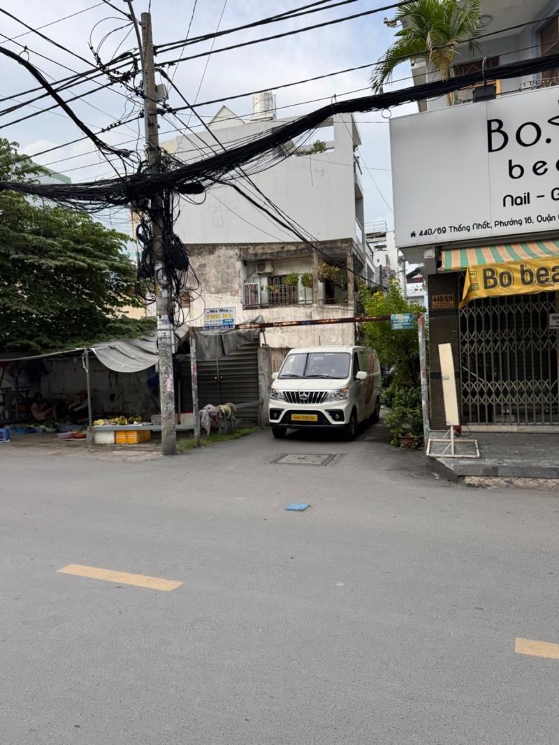 Bán nhà thống nhất hẽm xe hơi thông 58m2