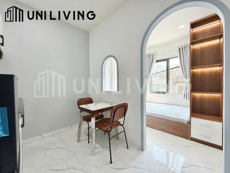 Căn hộ 1pn full nội thất - tách bếp - máy giặt riêng - chỉ 5-10p di chuyển các quận trung tâm - 4