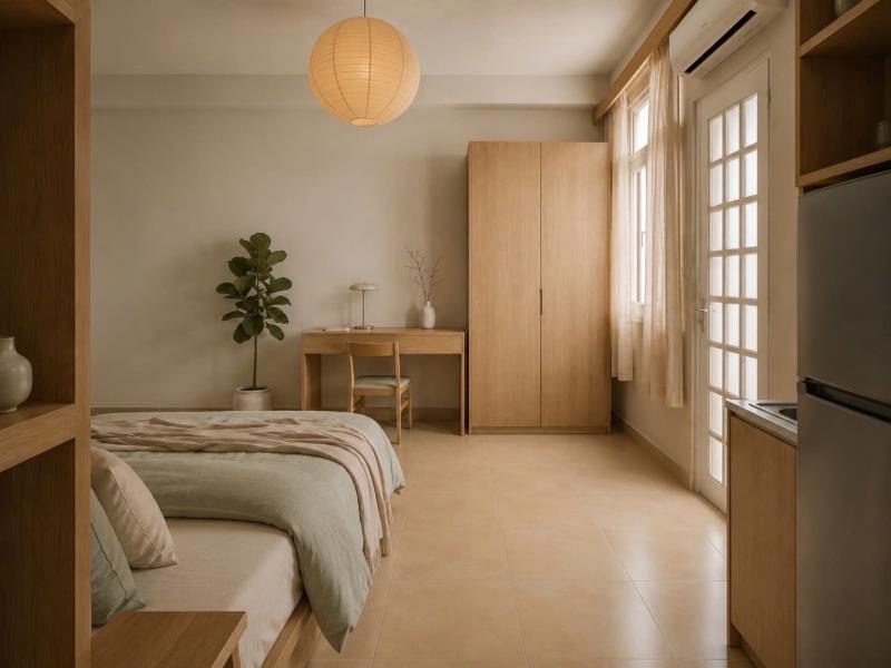 Khai trương căn hộ ban công gần đại hoc ngoại thương, giao thông vận tải đường đinh bộ lĩnh - 2