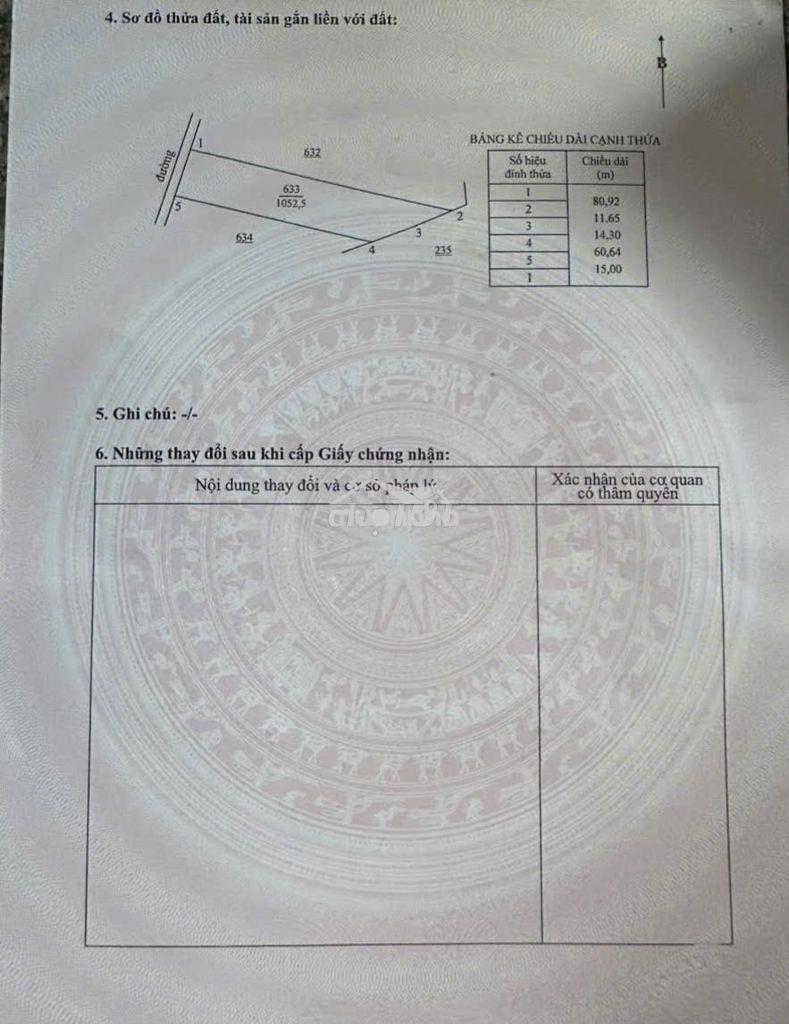 Bán lỗ - 1052m2 đất láng dài- đấtt đỏ- hcm - 4
