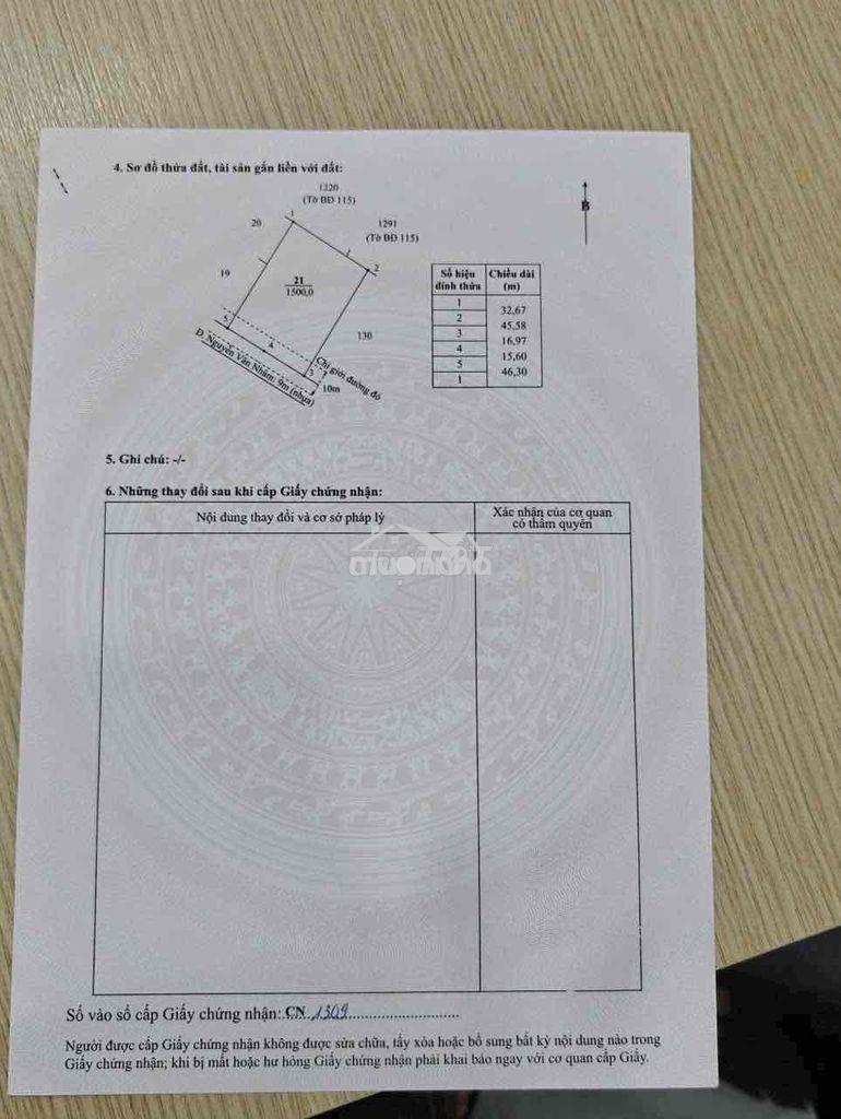 Bán đất mặt tiền nhựa 8m phường tân an giá đầu tư - 2
