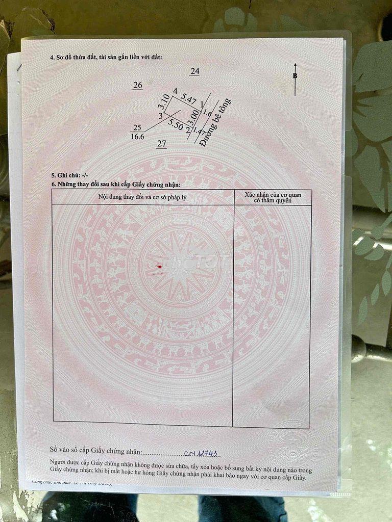 Bán nhà sổ riêng 1ty1 ngay vòng xoay lái thiêu - 3