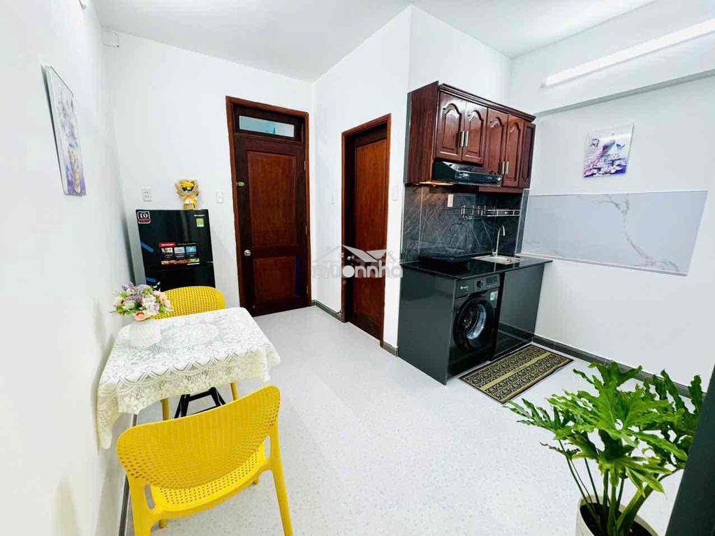 1pn máy giặt riêng_đi bộ ra metro_gần cầu bason_công trường mê linh - 2