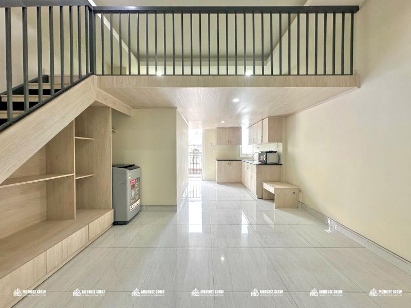 Khai trương chung cư mini | dạng phòng có gác | gác cao đứng được full nội thất | gần etown cộng hoà - 2