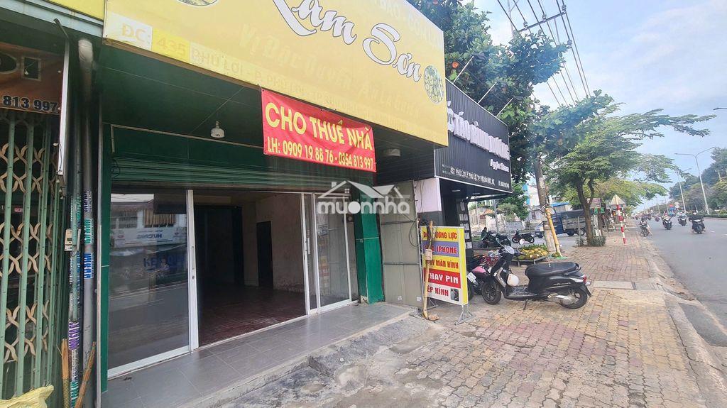 Cho thuê nhà mặt tiền kinh doanh 67,5m2 chỉ 10tr/tháng ngay phú lợi - 2