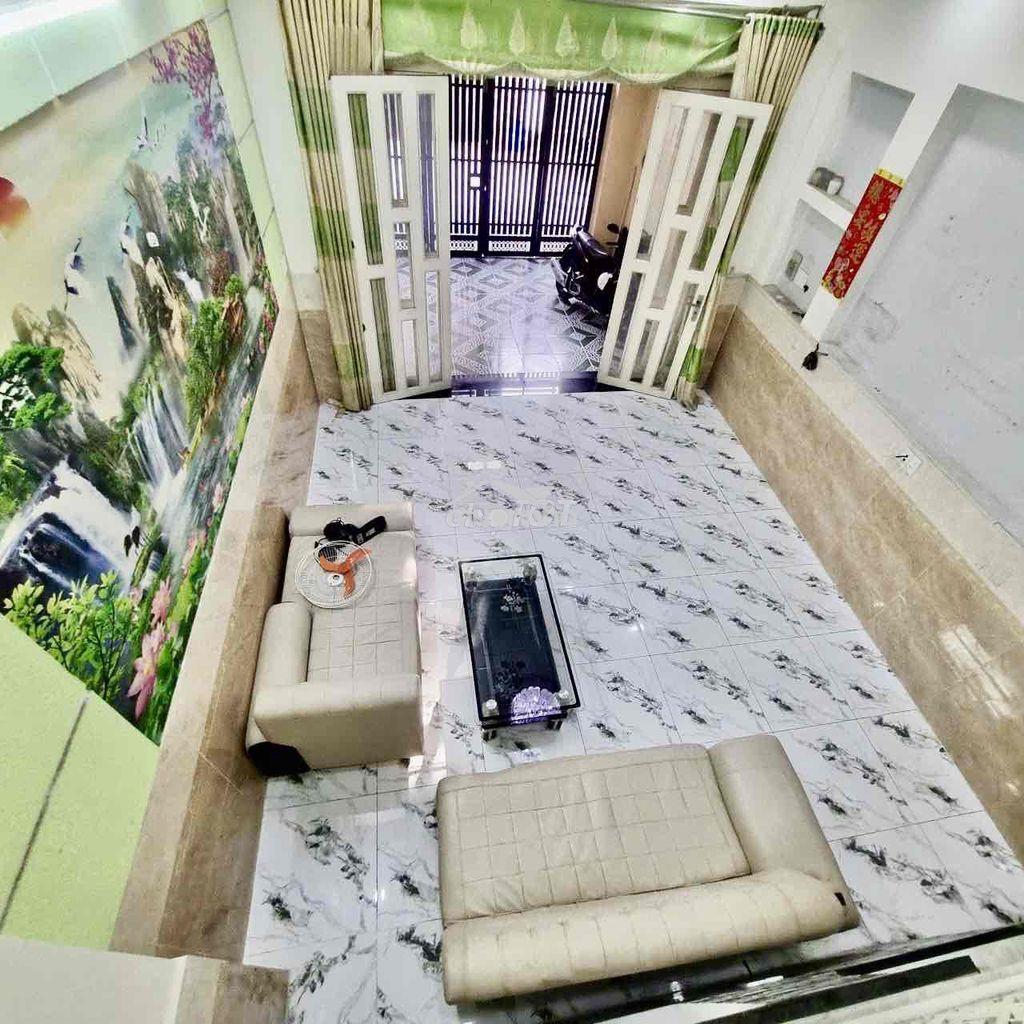 Nhà mới 4,5x15m 3lầu st (4pn 3wc) hẻm tải thông. hương lộ 2 - 3